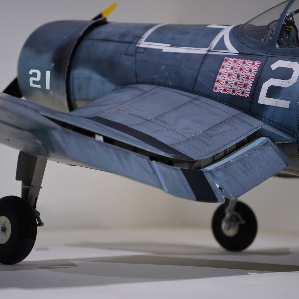 Phoenix Model F4U Corsair 50-60cc ARF with Electric Retracts, 85"