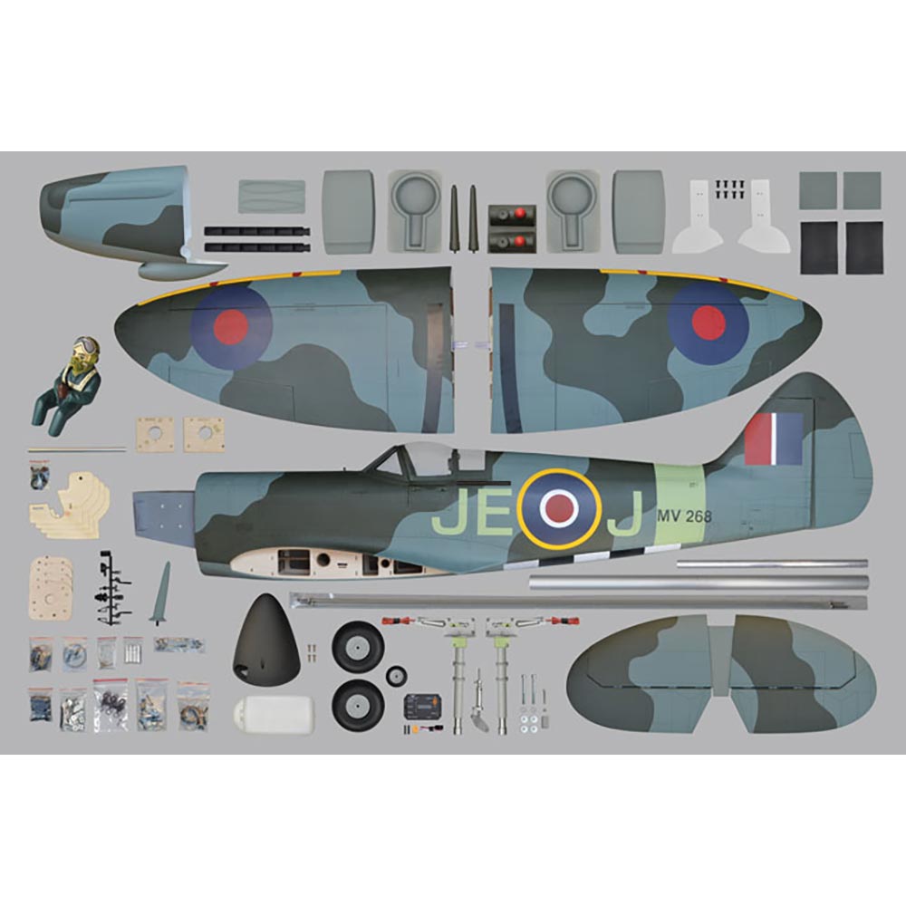 Phoenix Model 1:4 3/4 Spitfire 50-61cc Electric/Gas ARF