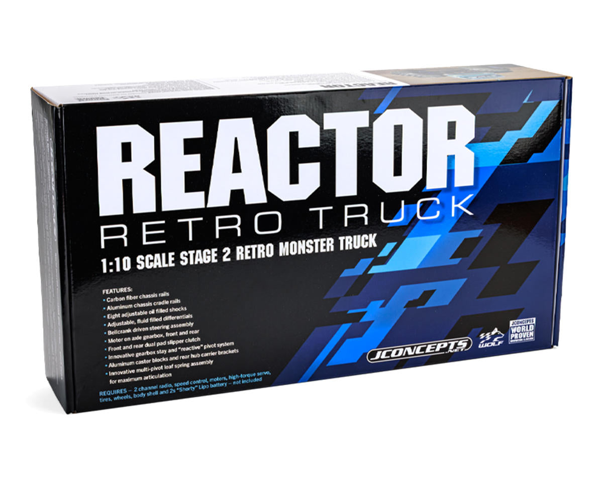 JConcepts Reactor Stage 2 "Wolf" 1/10 Electric 4x4 Monster Truck Kit (Racer)