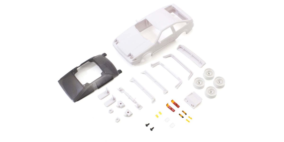 Toyota TRUENO AE86 GTV White Body set w/Wheel - view 1