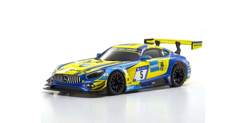 ASC MR03W-MM Mercedes-AMG GT3 Blue/Yellow - view 1
