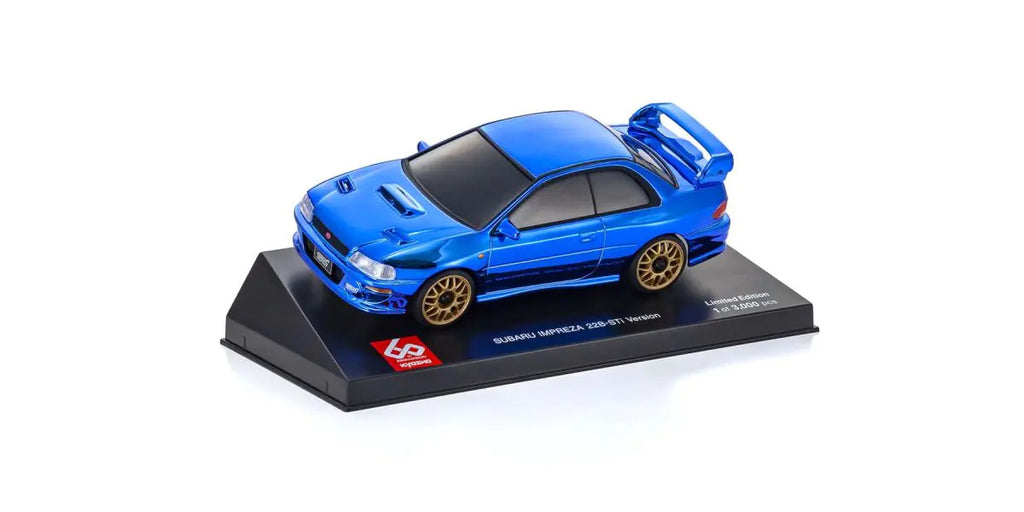 ASC MA020 SUBARU Impreza 22B-STi Version Chrome Blue Kyosho 60th Anniversary - view 1