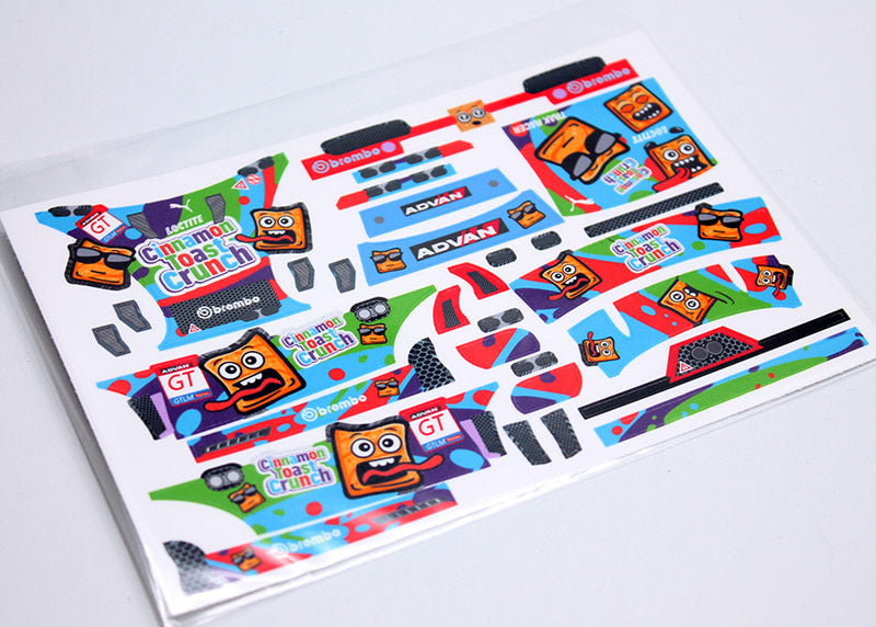 RCR014 Raceway RC Jomurema GT-01 Decal Set - Theme 3