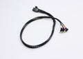 RRE016 Reflex Racing 2mm Bullet Plug Charging Cable - Black and Silver
