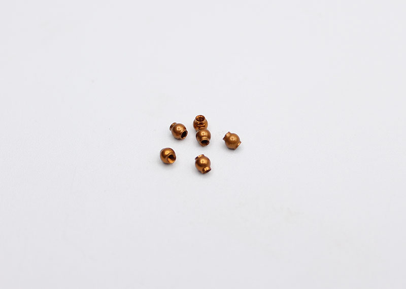 RX28-017 Reflex Racing RX28 7075 T6 Machined Aluminum Hardcoated 3.5mm Pivot Balls (6pcs)