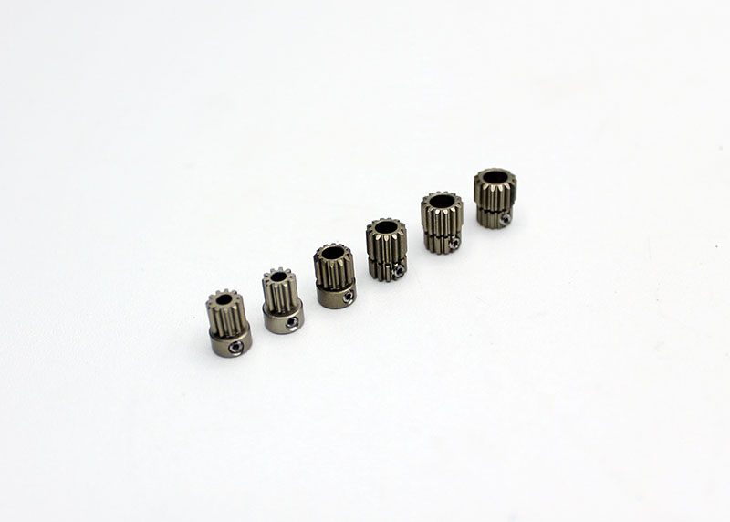 RX540 Reflex Racing 64 Pitch Hardcoated Alumiunm Pinion Gear Set Version 2