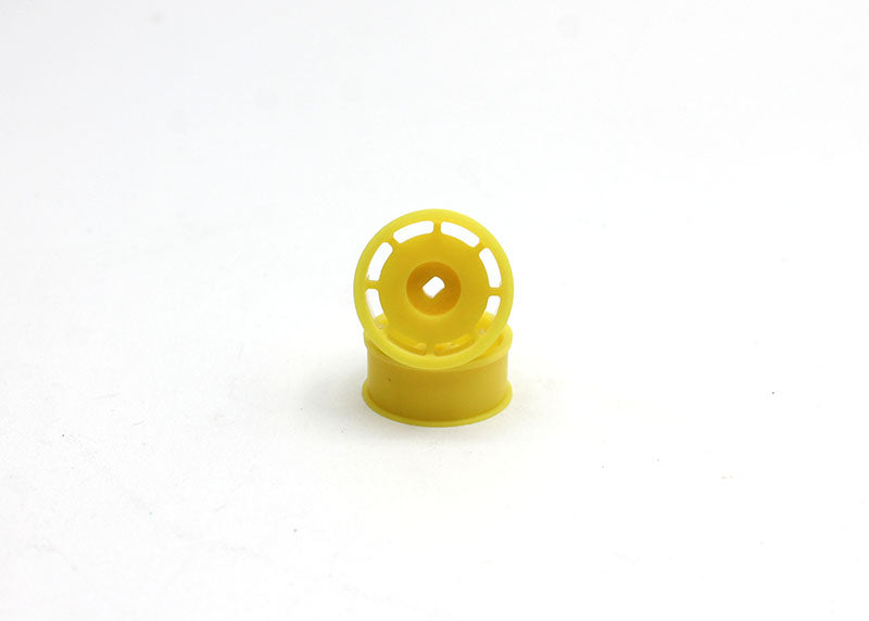 RX607F125Y Reflex Racing Flat Dish AWD Wheel F+1.25 - Yellow