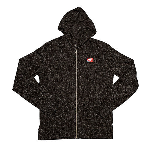Factory Team Logo Lightweight Medal Zip Up, streaked black, L - view 1