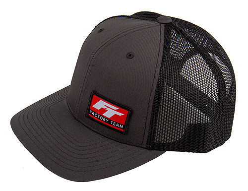 Factory Team Logo Trucker Hat, curved bill - view 1
